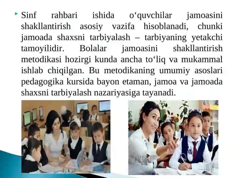 Bolalar jamoasini shakllantirishning maqsadi va vazifasi 4