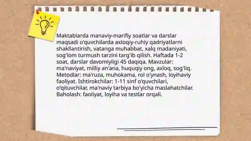 Manaviy-marifiy tadbirlar 4