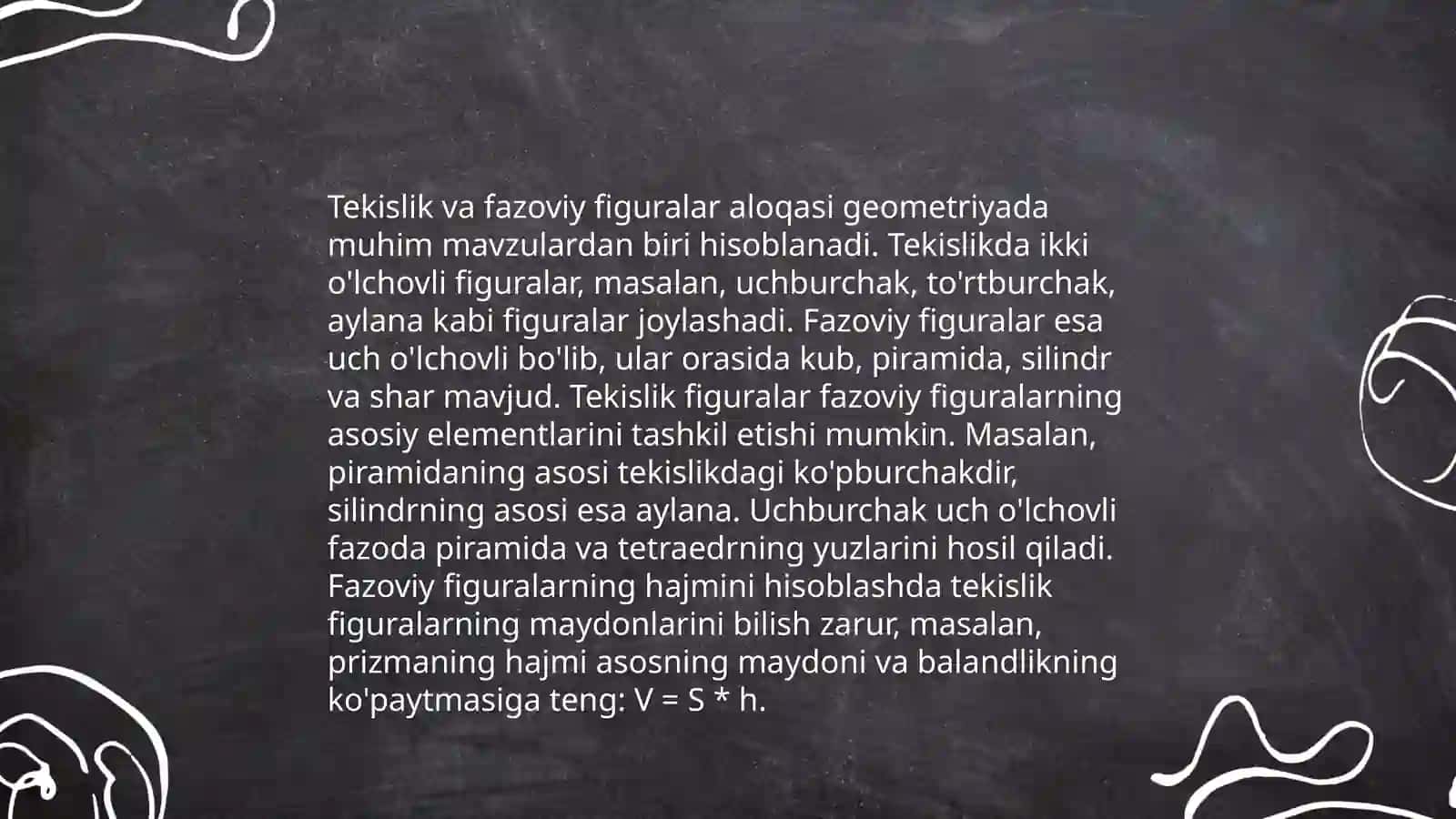 Fazoviy figuralarning tekislik bilan kesimlarini yasash 4