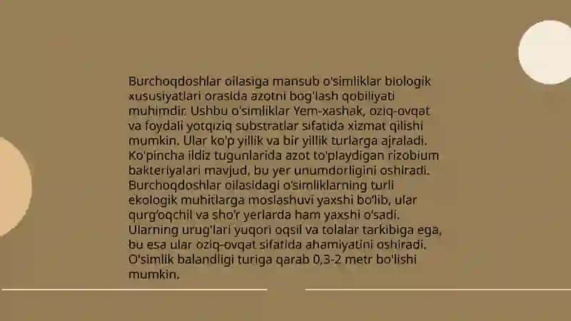 Burchoqdoshlar oilasi 4