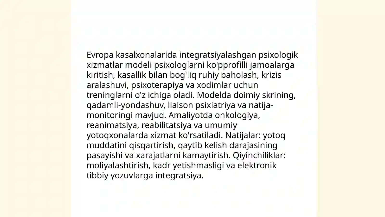 Psixolog faoliyatini tashkil qilishda xorijiy tajribalar 4