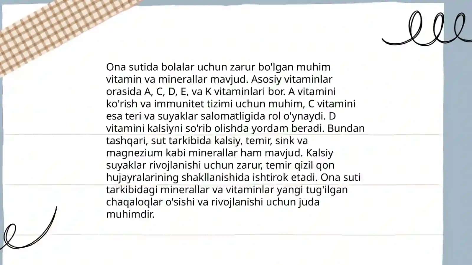 Ona suti tarkibi va uning xususiyatlari 4
