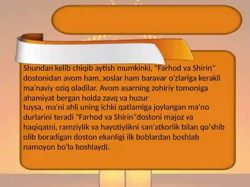 Farhod va Shirin dostonida tasavvuf masalalari 4