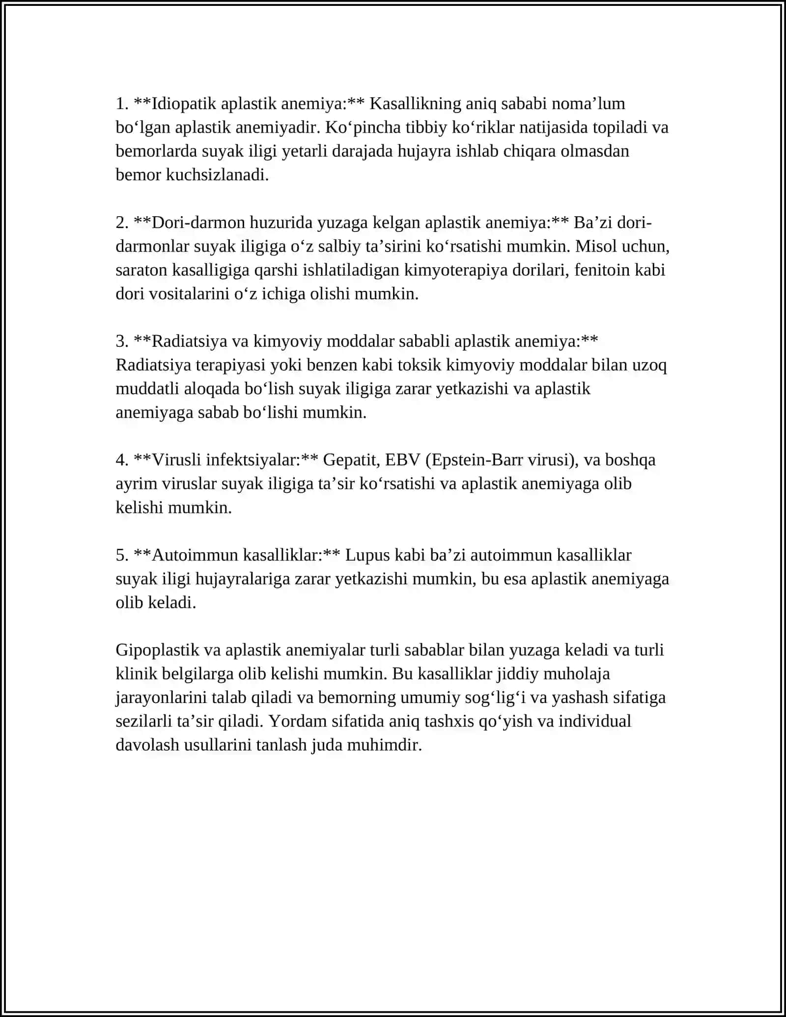 BOLALARDA GIPO VA APLASTIK ANEMIYALAR 4