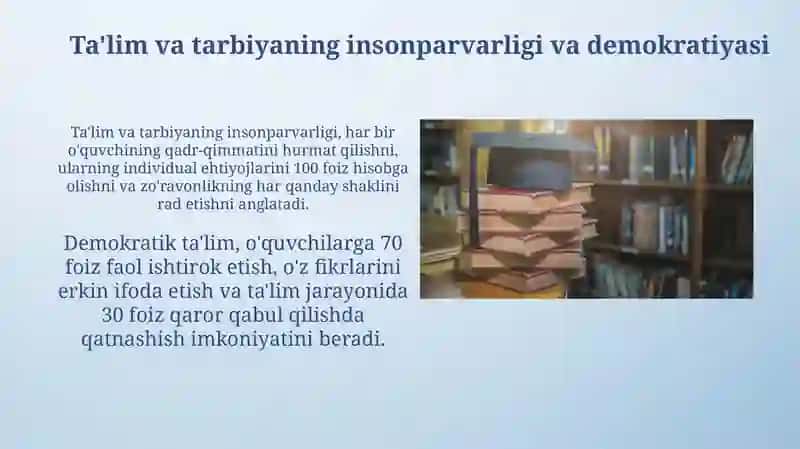 O'zbekiston ta'lim to'g'risidagi qonun 4