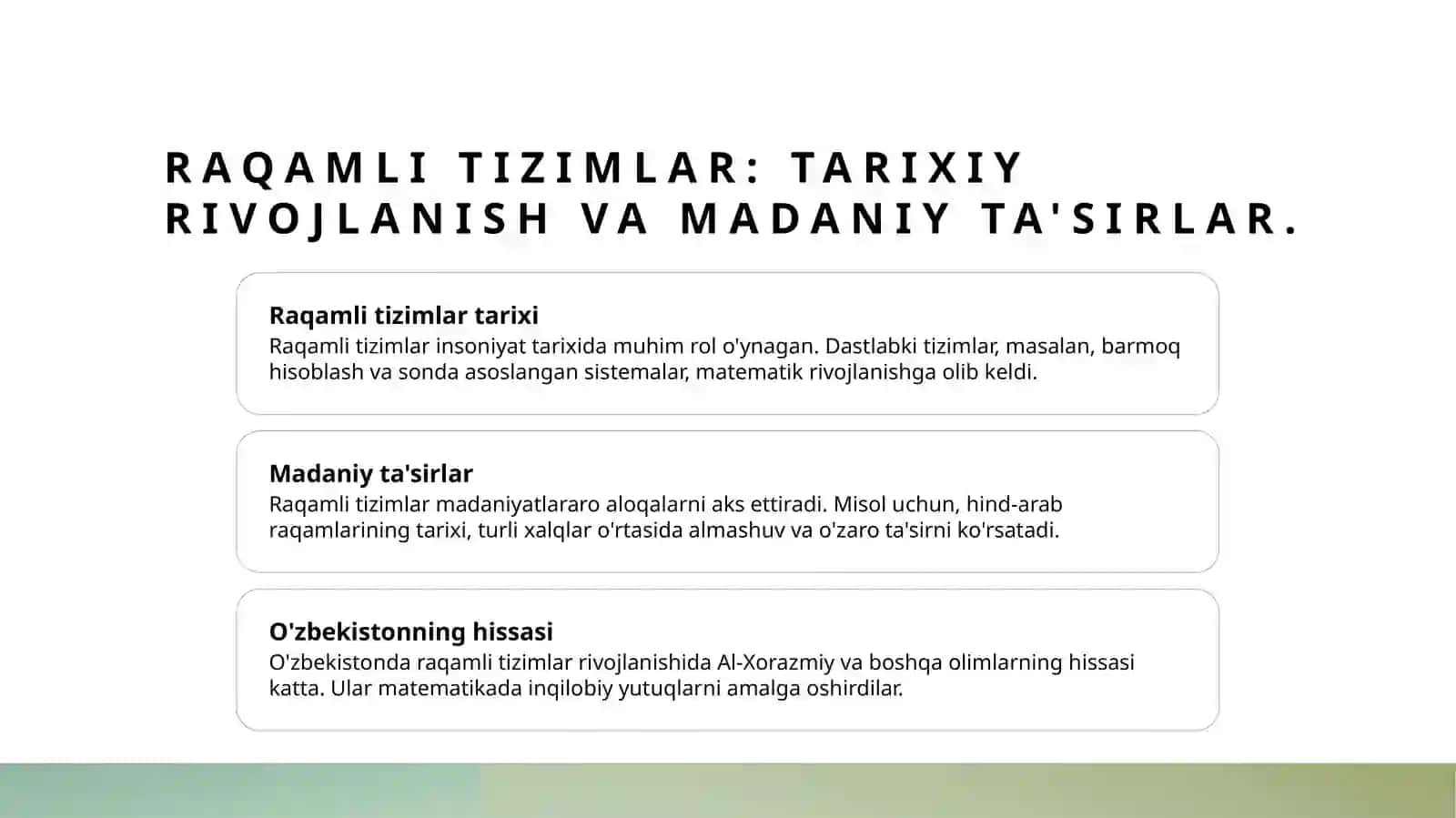 Raqamli tizimlar tarixi va rivoji 4