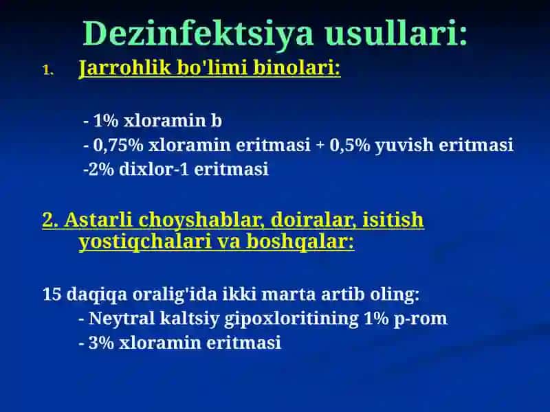 Jarrohlik boʻlimi ish tartibi 4