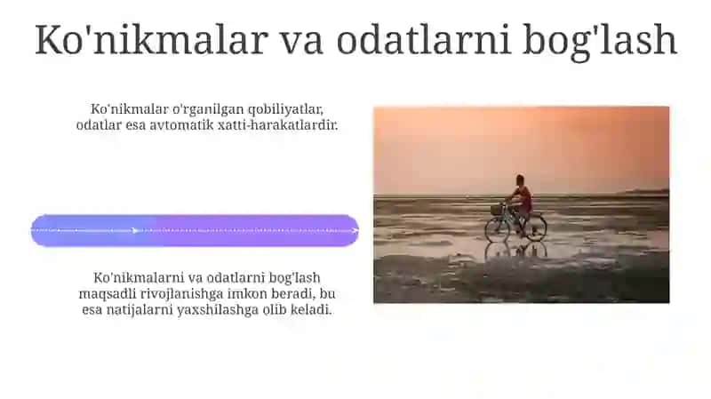 Shaxsning malaka va odatlari 4