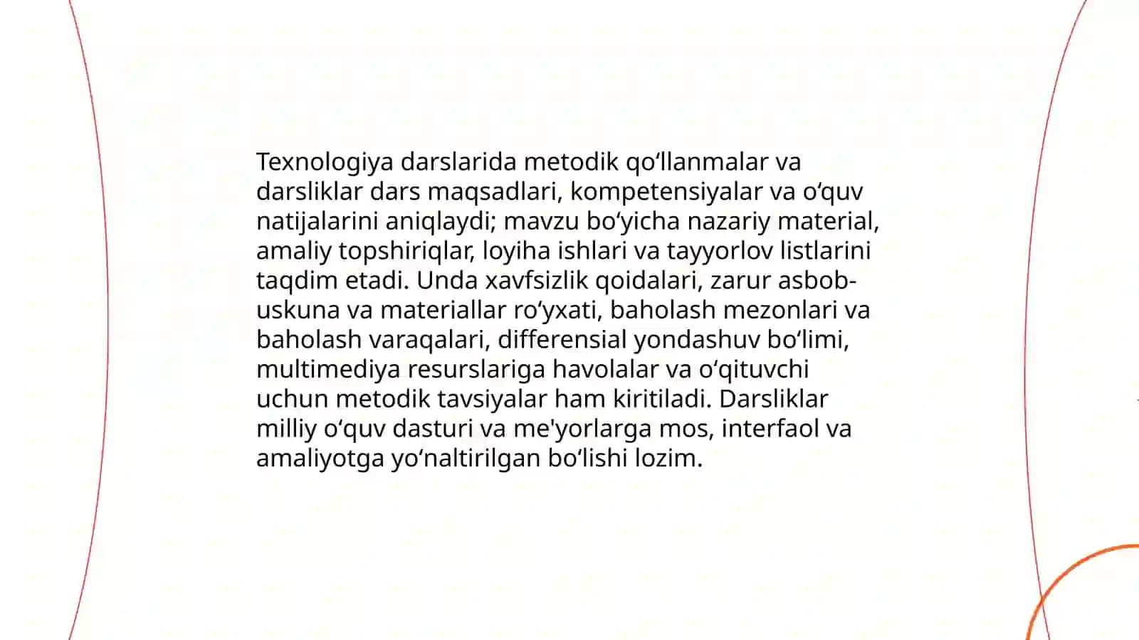 Texnologiya va uni oʻqitish metodikasi 4