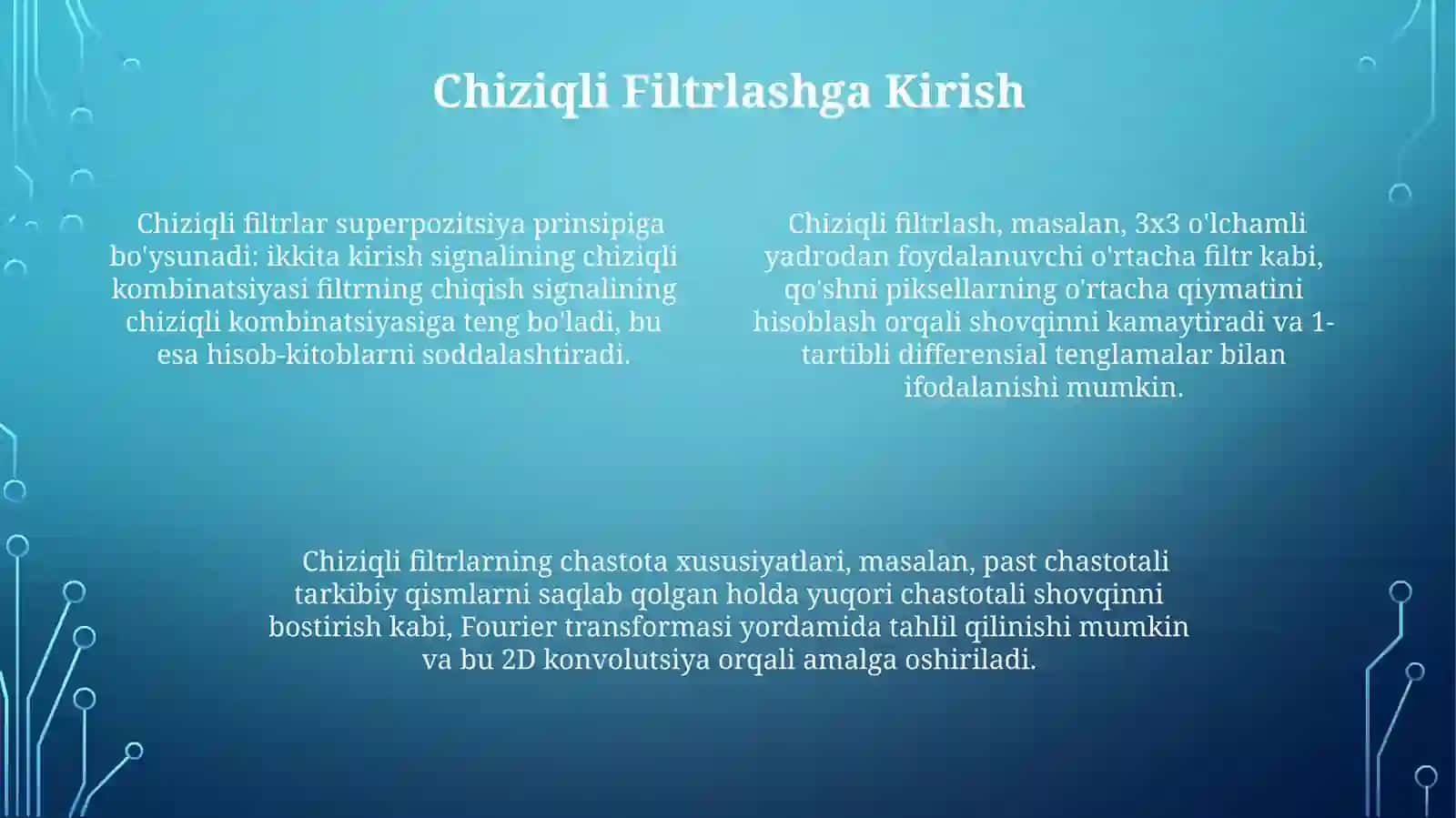 Chiziqlivachiziqliboʻlmaganfiltirlash 4