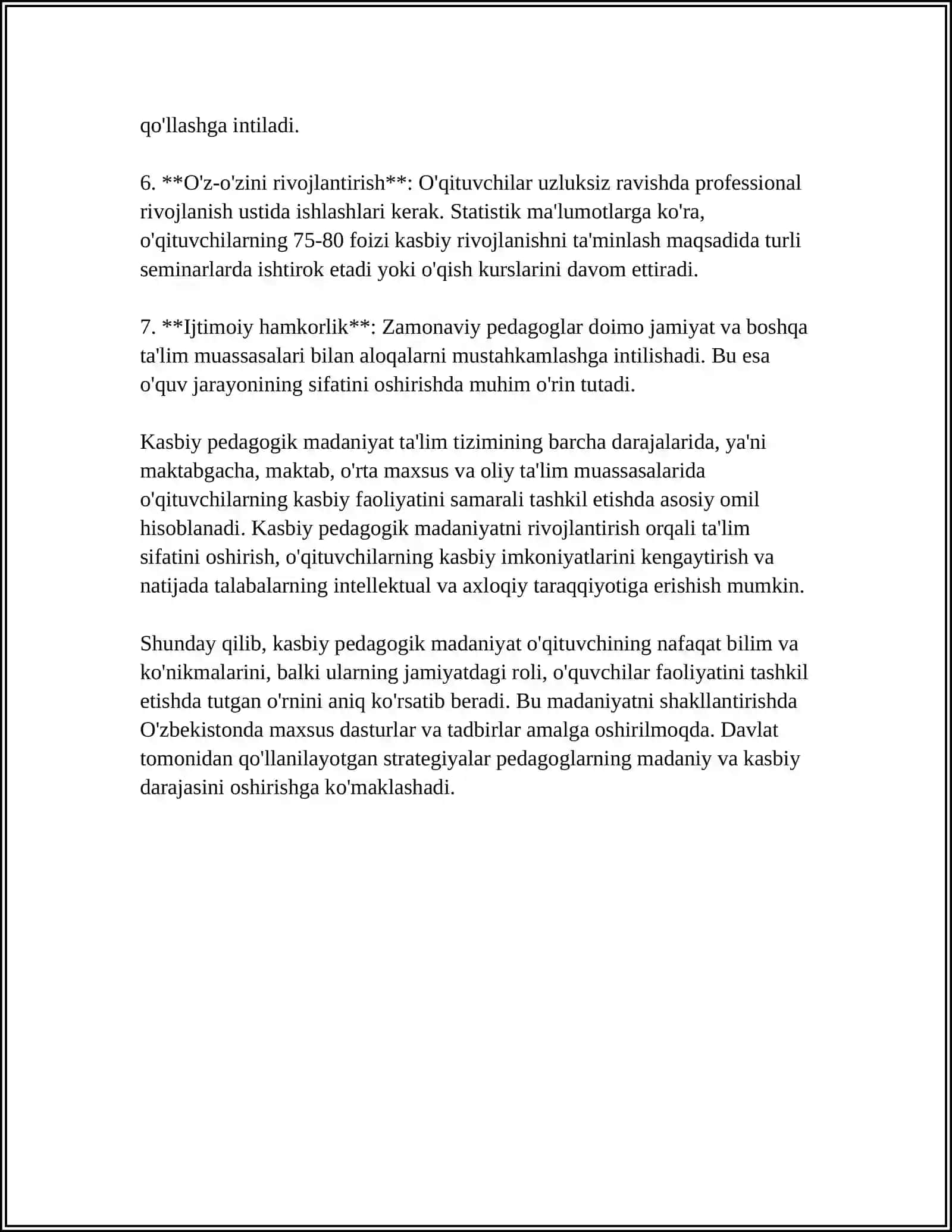 KASBIY PEDAGOGIK MADANIYAT 4