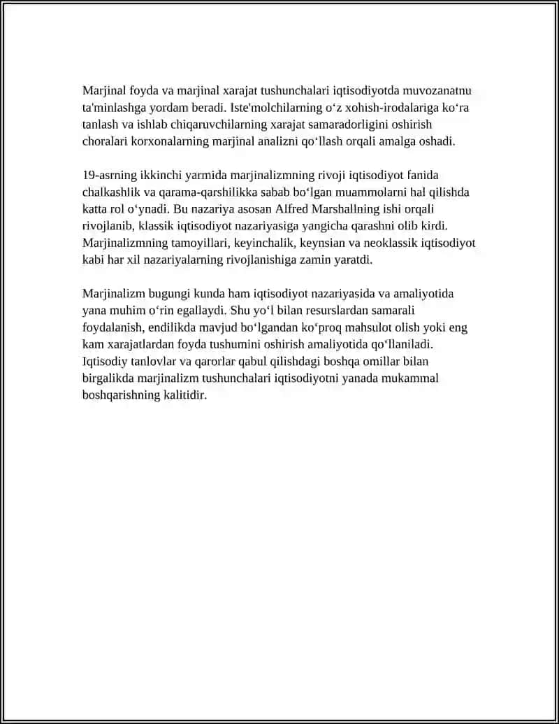 MARJINALIZM VA UNING ASOSIY YÓNALISHLARI 4