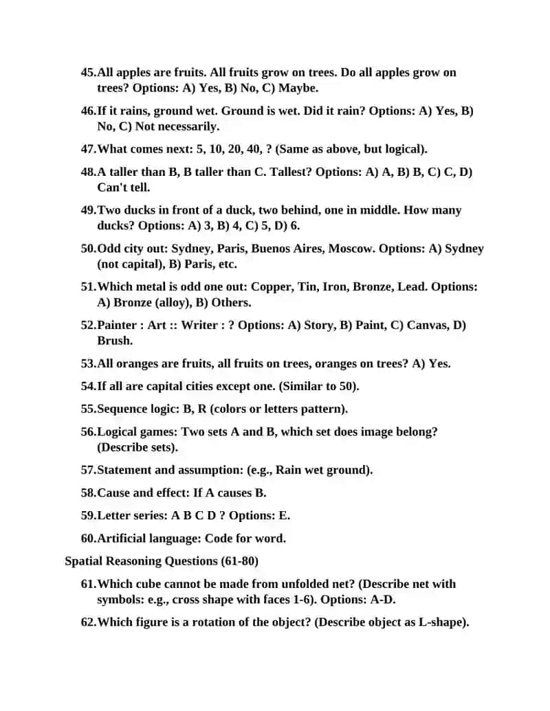 100 ENGLISH IQ TESTS WITH ANSWERS 4