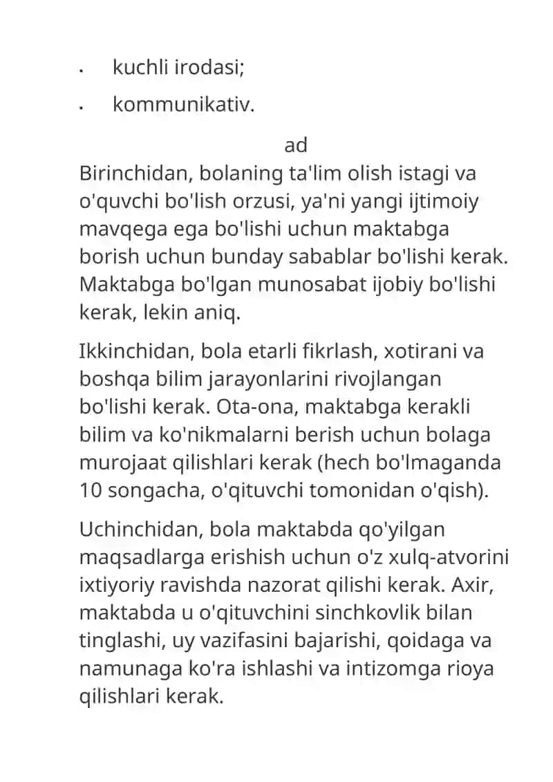 Maktabga psixologik tayyorgarlik 4