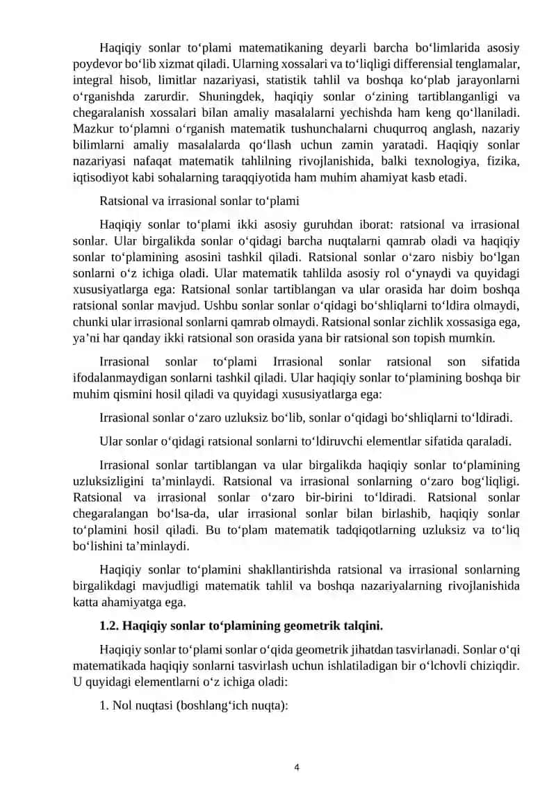 HAQIQIY SONLAR TO‘PLAMINING NAZARIY ASOSLARI 4