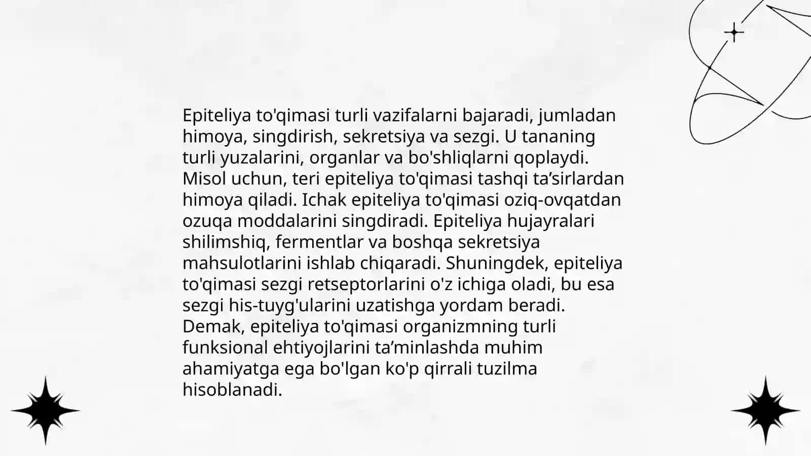 Epiteliya to'qimalari 4