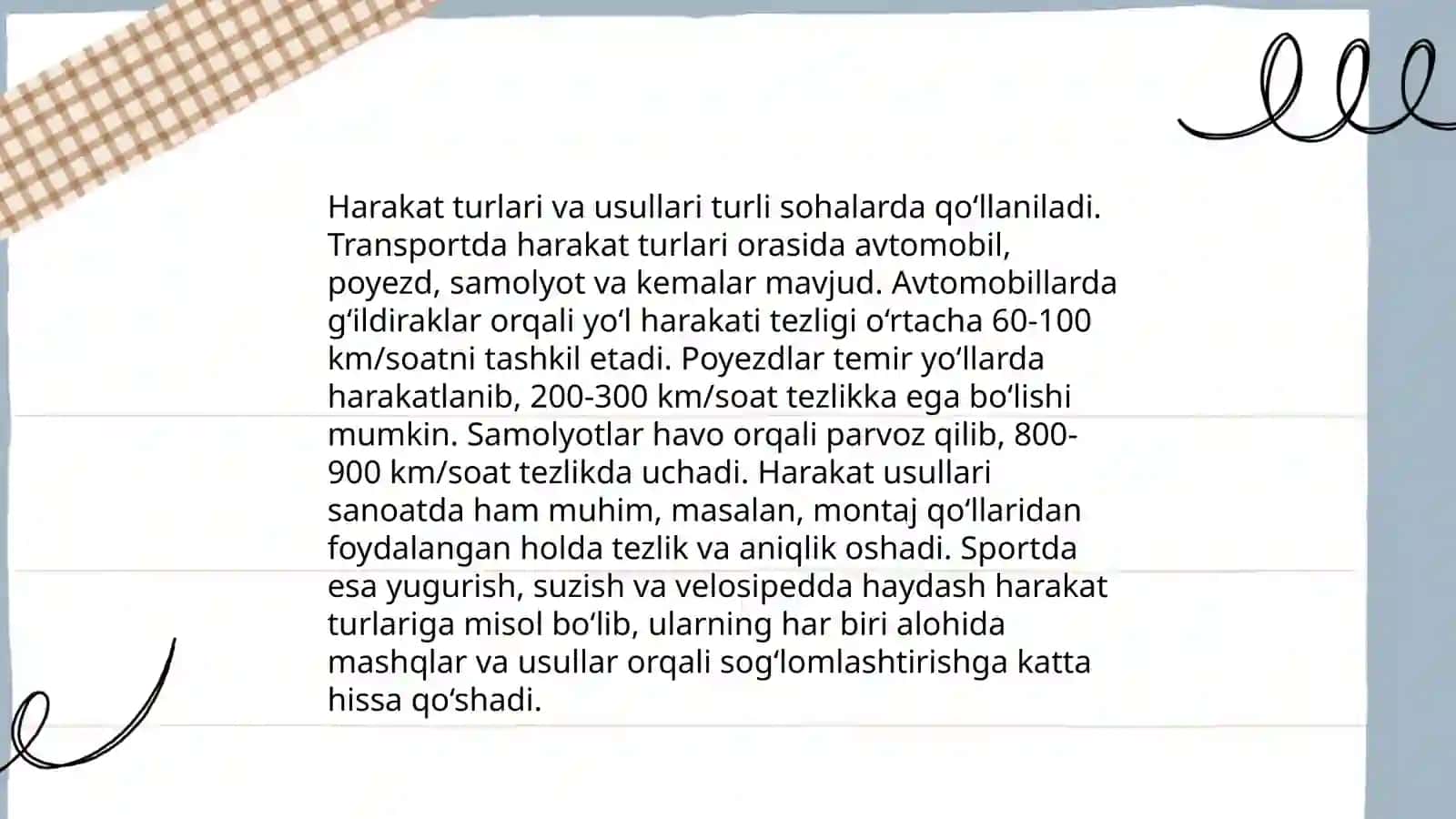 Saf mashqlari 4