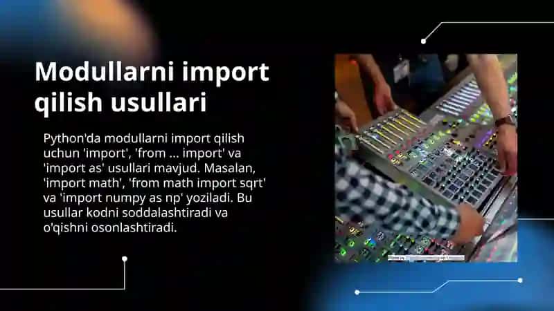 Python dasturlash tilida modullar bilan ishlash 4