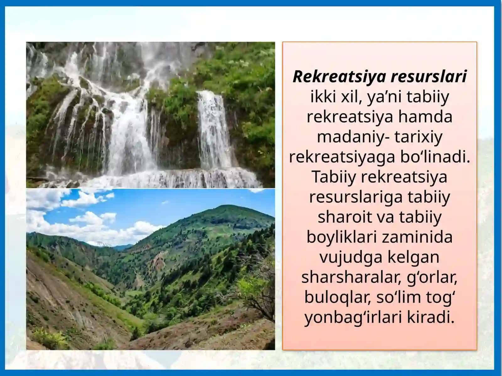 O‘ZBEKISTONDARЕKRЕATSIYA VA TURIZM 4