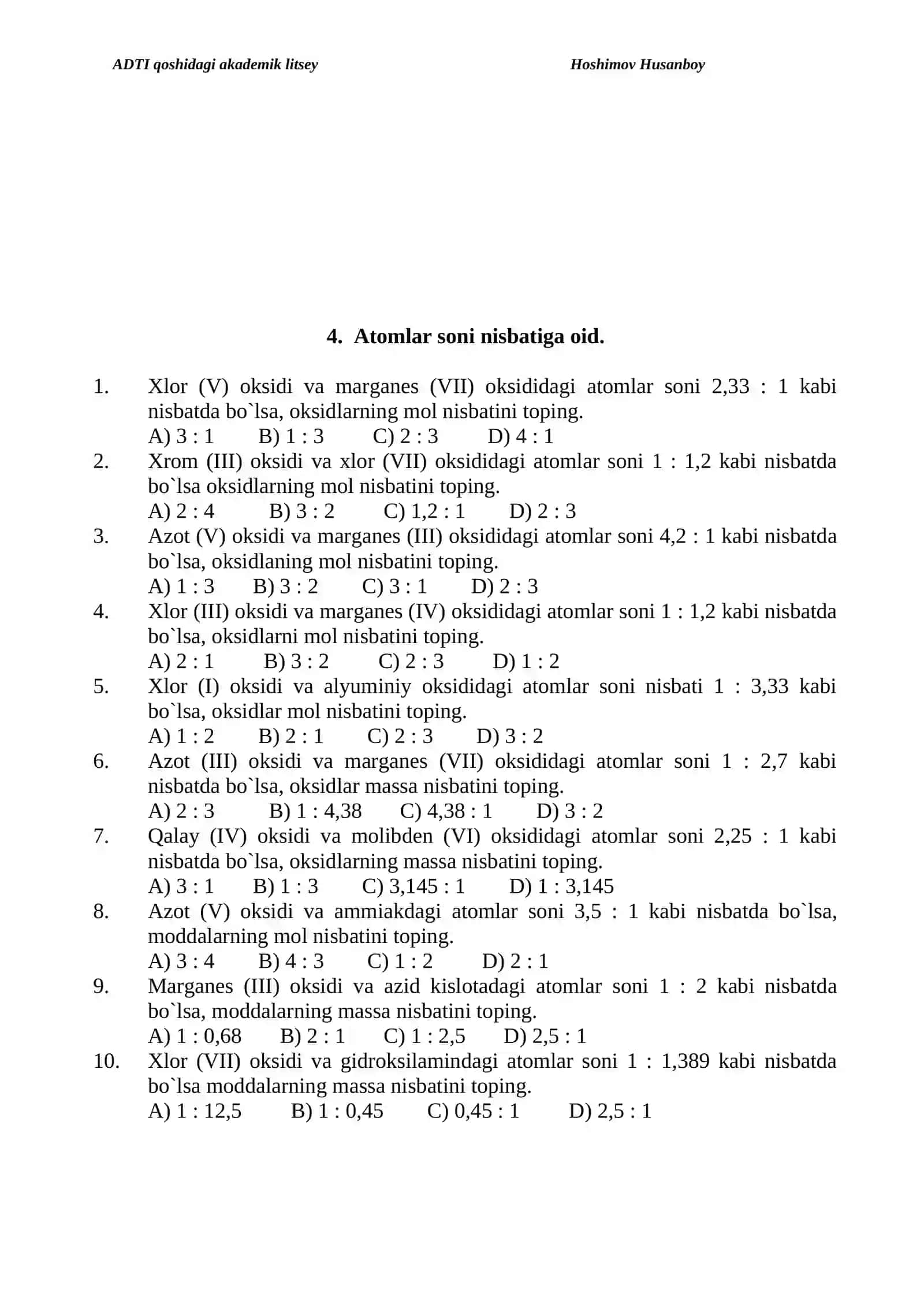 CHEMISTRY_KIMYO KANALI 4