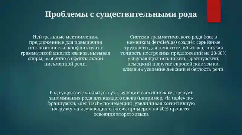 Род имён существительных 4