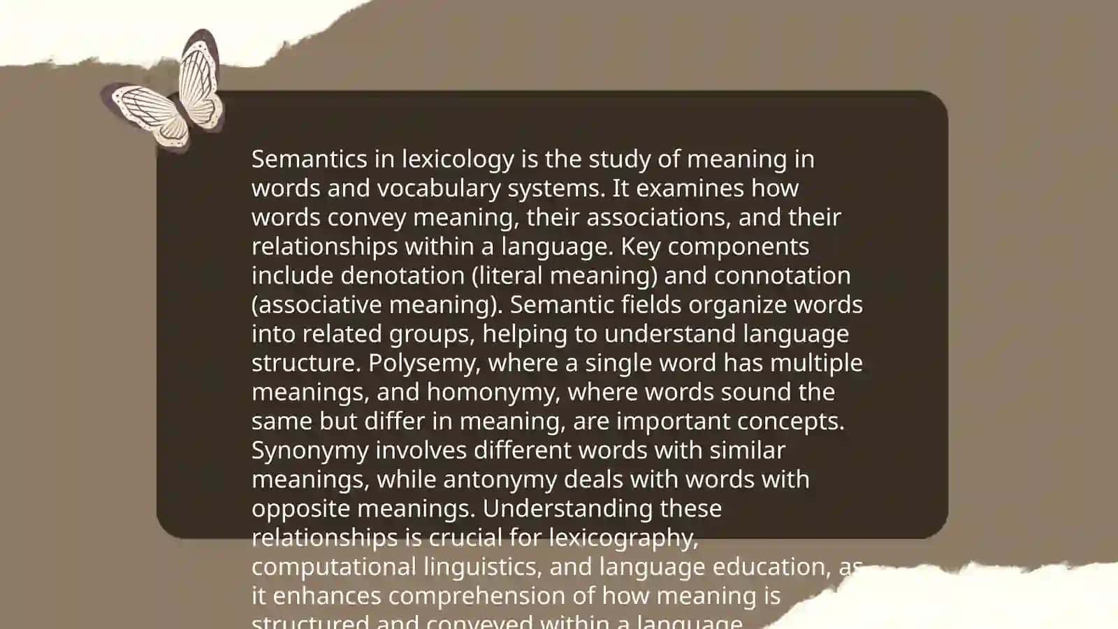 General Lexicology 4