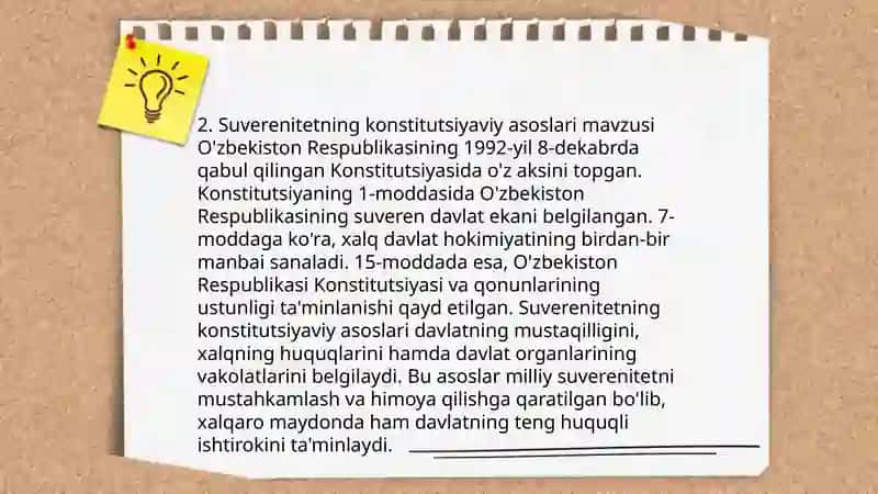 O'zbekiston Davlat suvereniteti 4