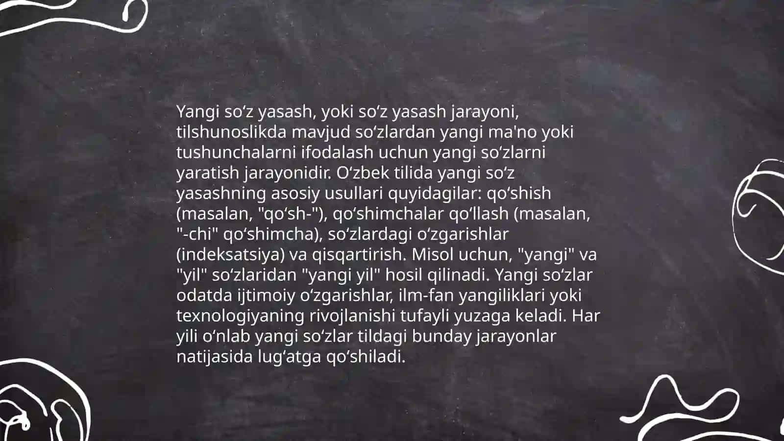 Oʻzbek tilining boyish yoʻllari 4