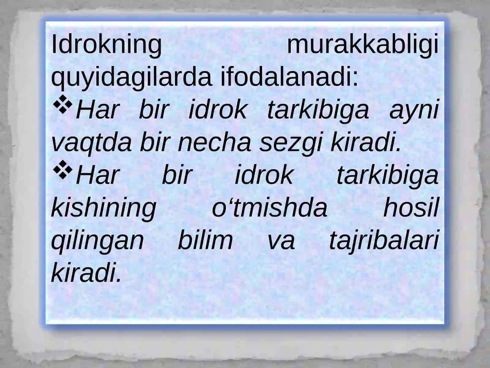 IDROK VA ILLYUZIYA 4