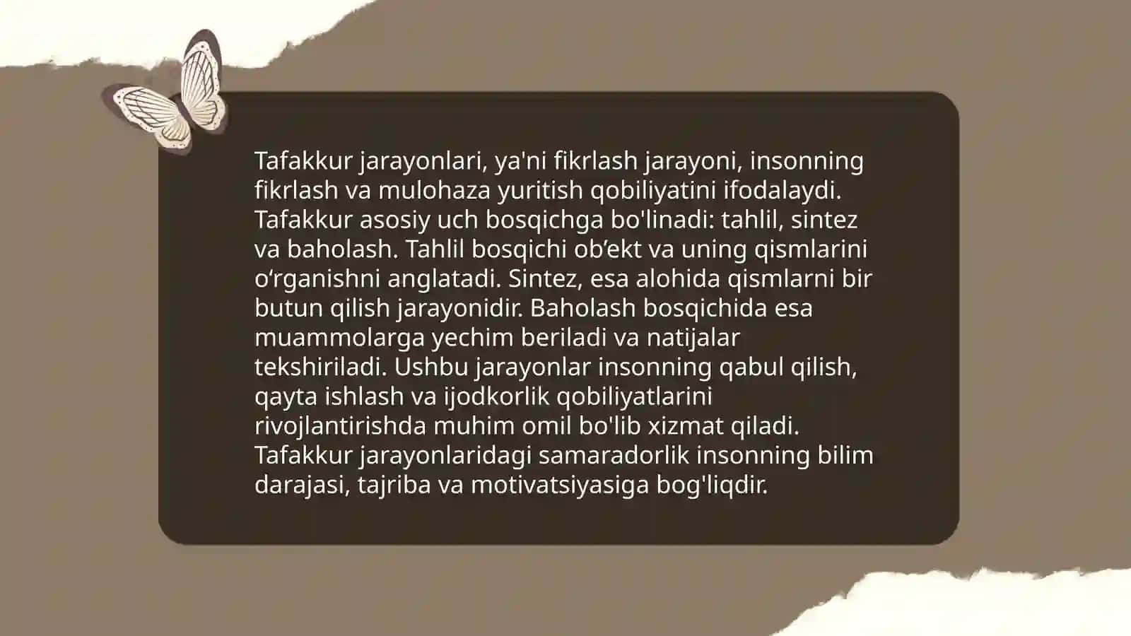 Tafakkur aqiliy bilish jarayoni sifatida 4