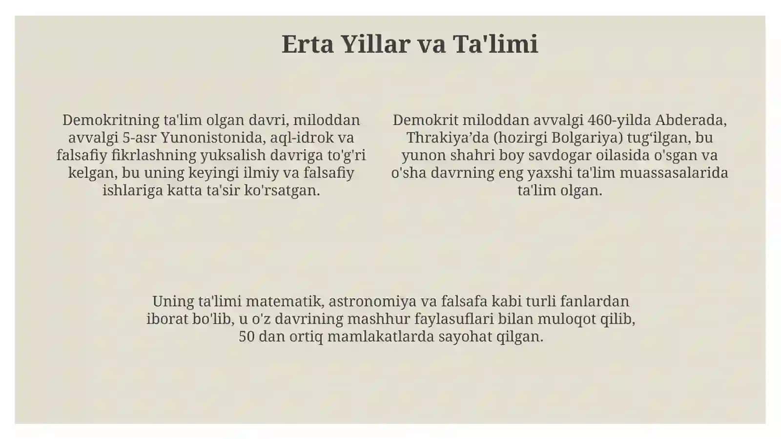 Demokritning Ilmiy Hissalari 4