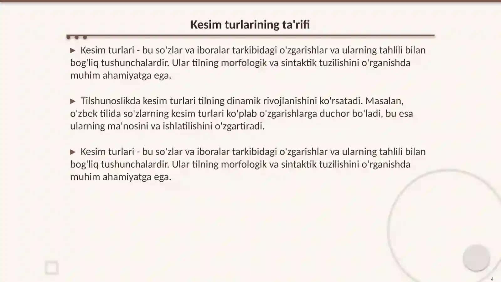 Kesim turlari 4
