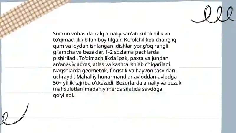 Surxon vohasida madaniy hayot haqida 4