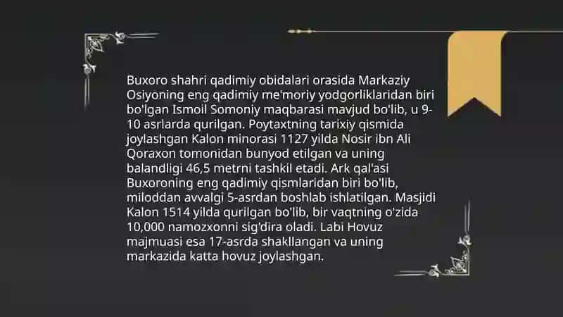 O'zbekistonning yetti mo'jizasi 4
