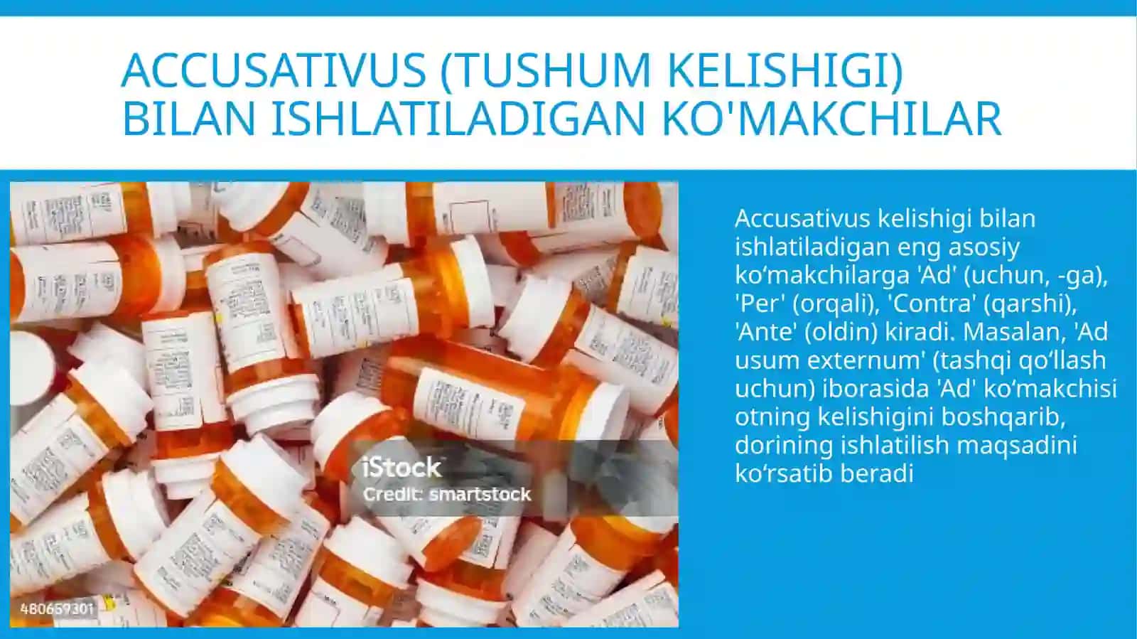 11-mavzu: Standart retseptura formulirovkalarida ko‘makchilar 4