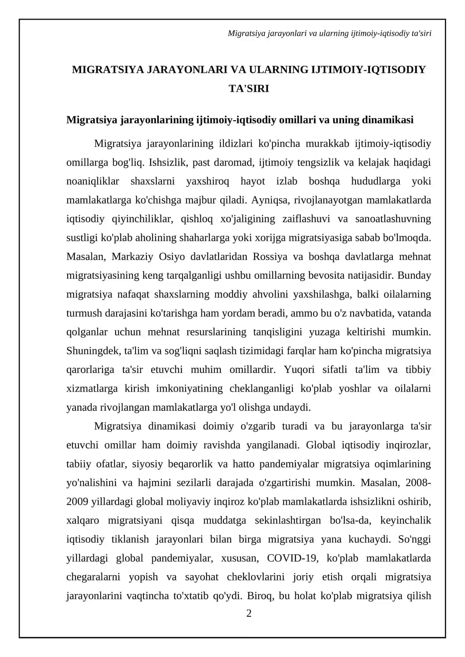 Migratsiya va qochoqlar muomosi 4