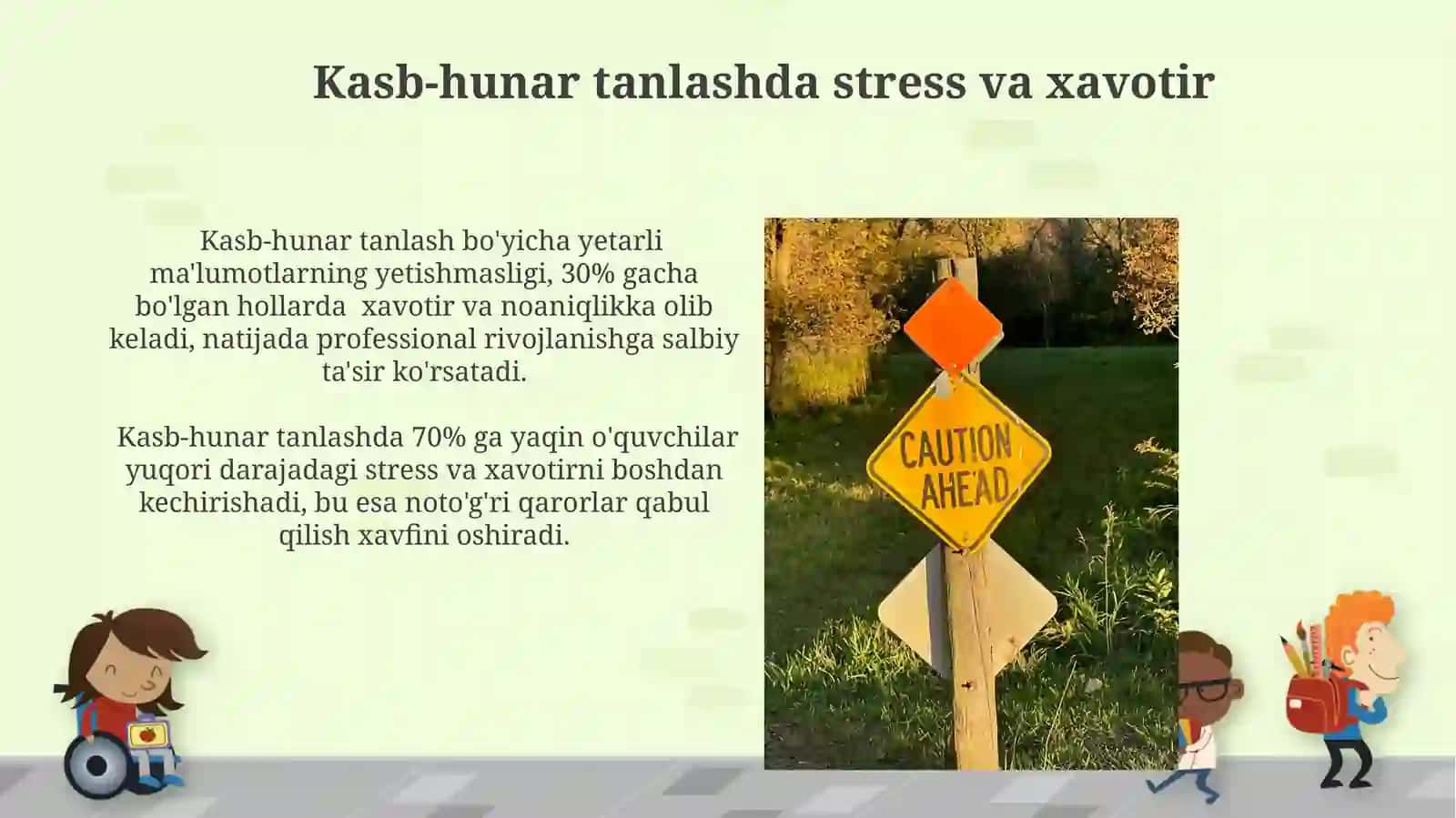 Kasbga yo'naltirishning muammolari 4