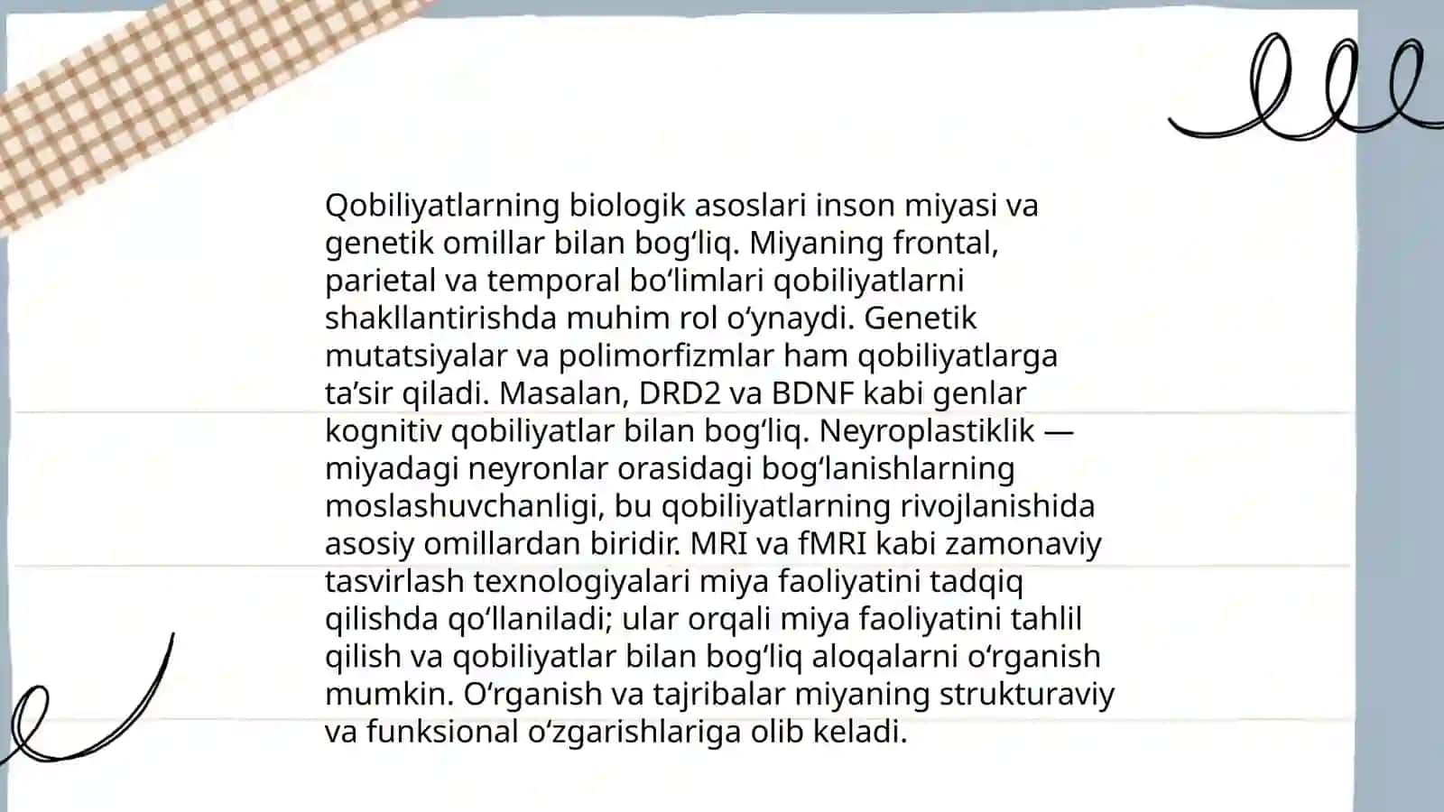 Qobiliyatlarning psixologik strukturasi 4