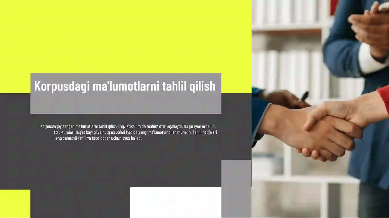 Korpus lingvistikasining rivojlanishi 4