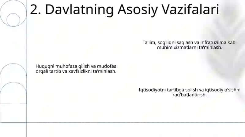 Davlatning funksiyalari 4