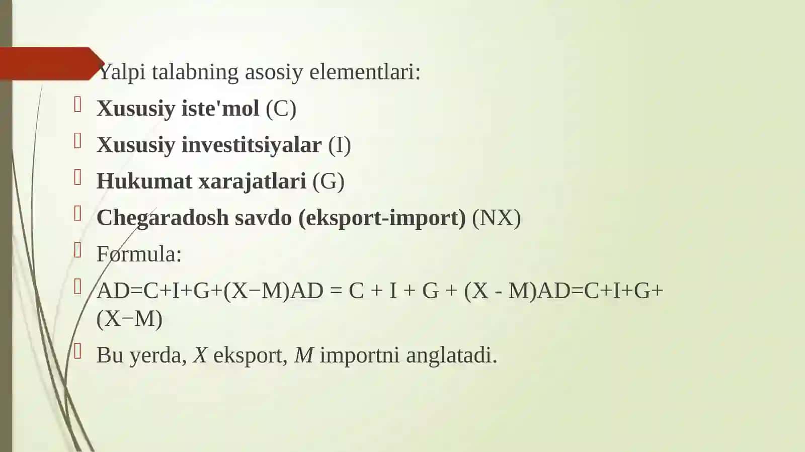 Yalpi talab – yalpi taklif modeli 4
