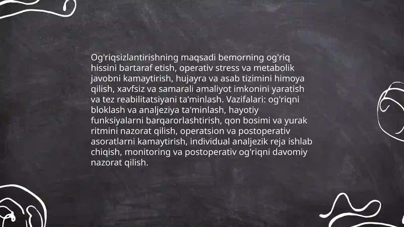 Og'riqsizlantirish haqida tushuncha 4