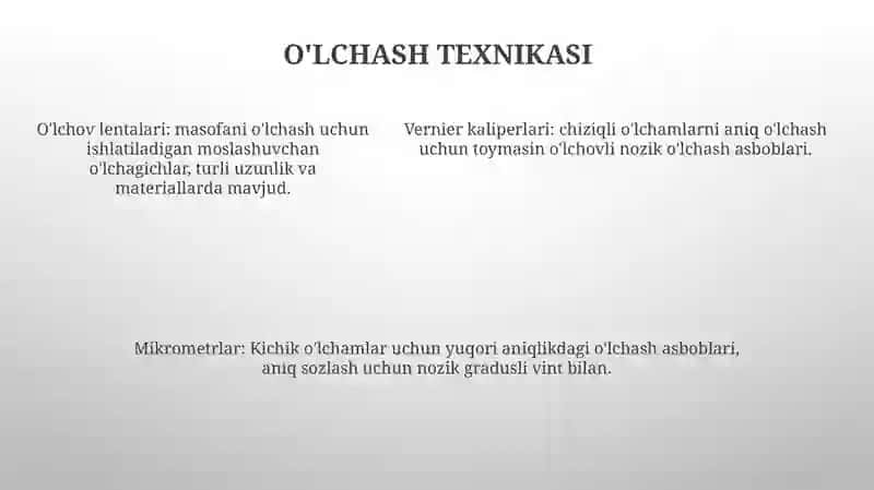 Kuch Òlchash Vositalari 4