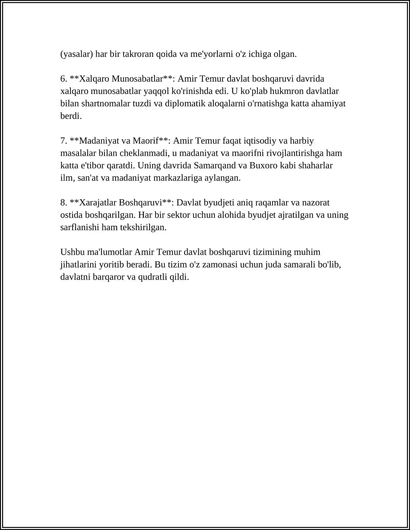 AMIR TEMUR BUYK DAVLAT ARBOBI VA SARKARDA 4