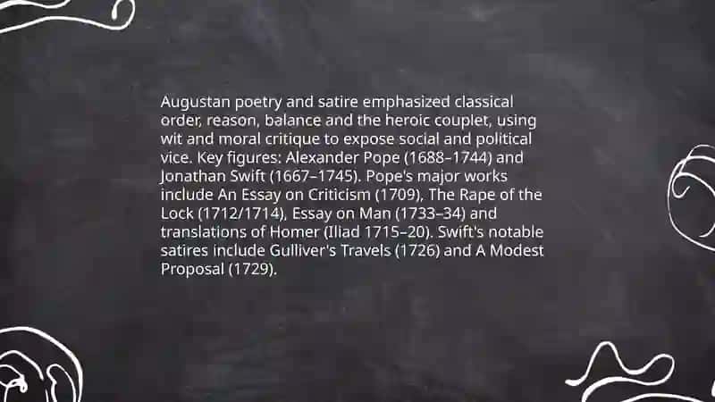 XVIII century English enlightenment literature 4