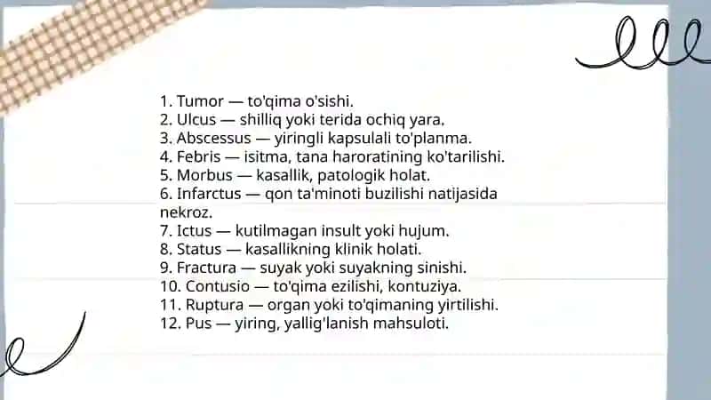 Lotin tilidan atamalar 4