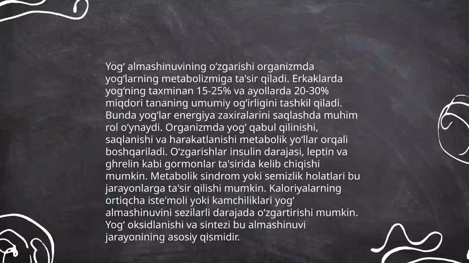 Karbohidrat almashinuvining buzilishi 4