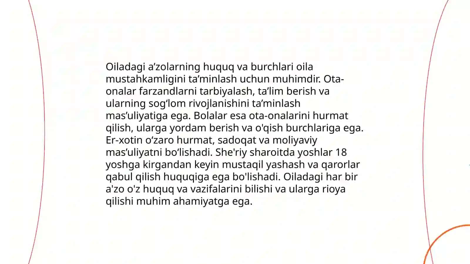 Oilada tarbiya asoslari 4