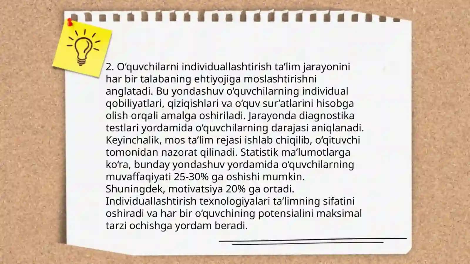 Shaxsiylashtirilgan oʻquv rejasi 4