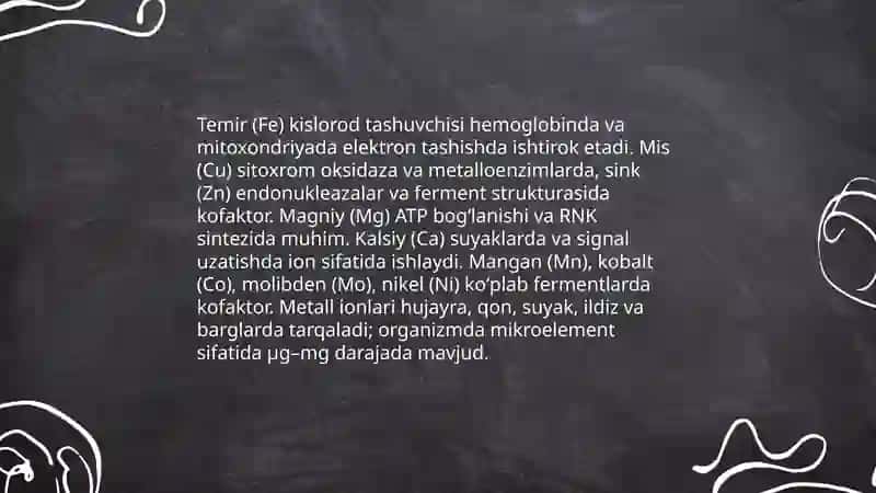 Biokopleks birikmalar 4